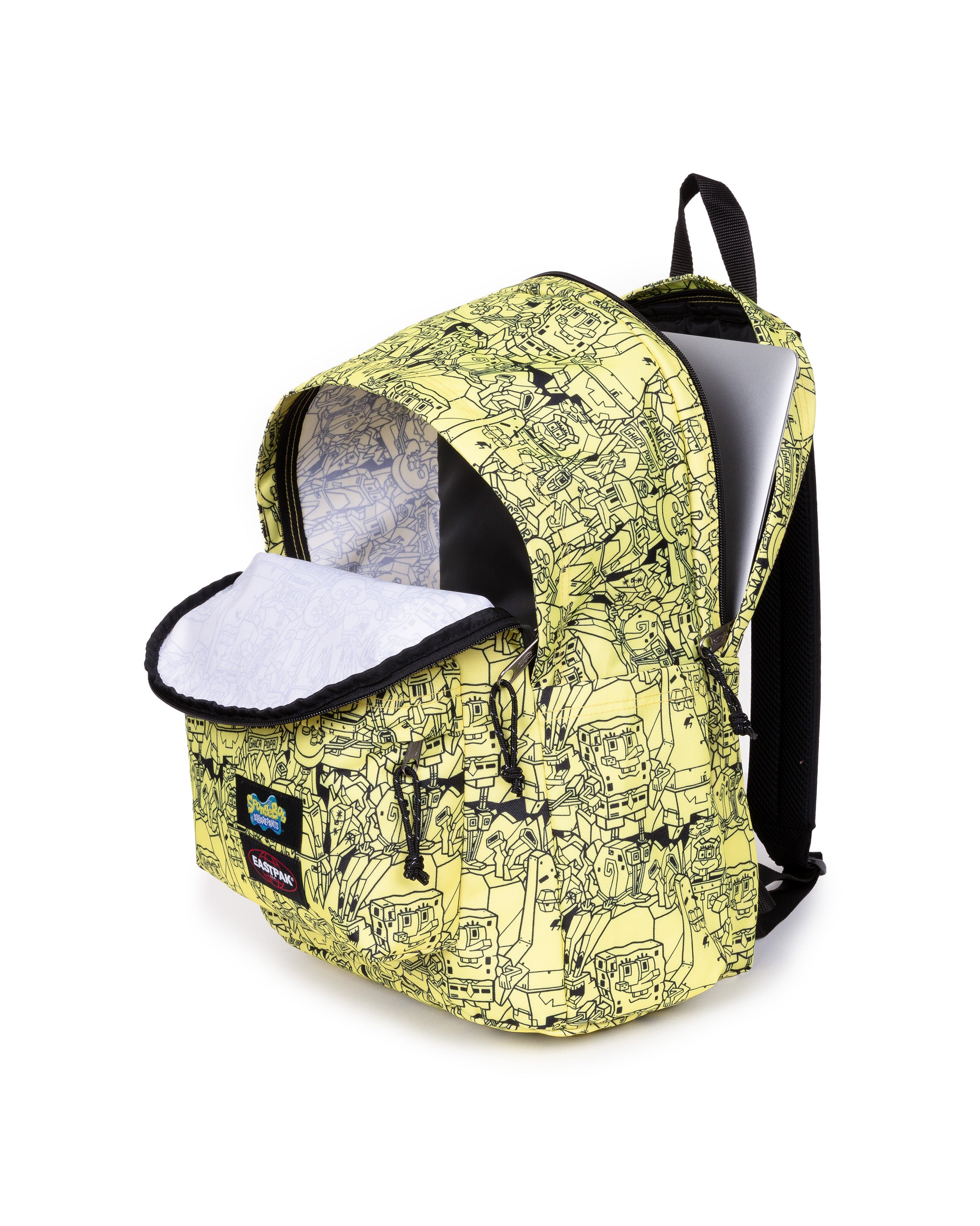 eastpak-day-office-sac-dos-all-over-yellow-bob-ponge image 6