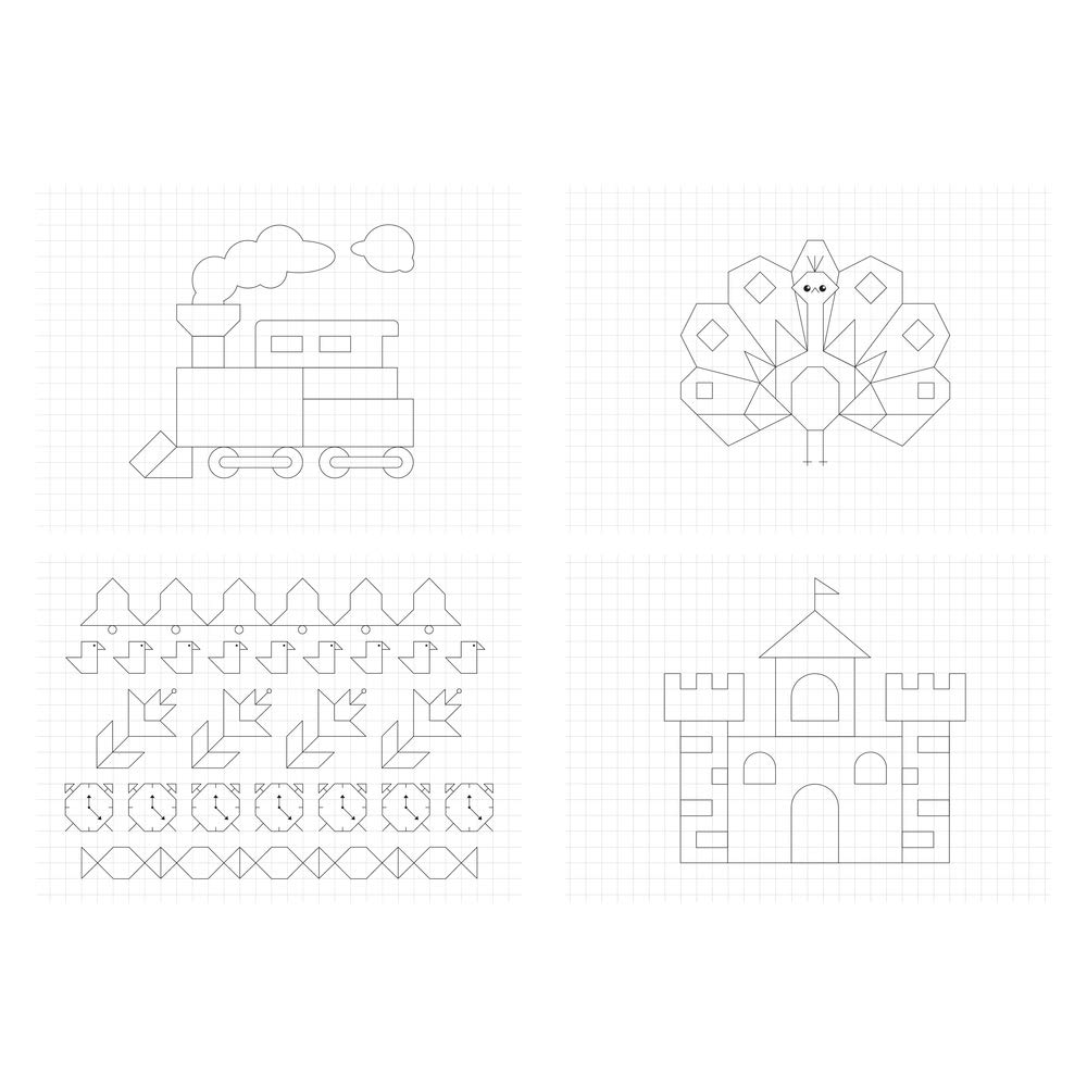 clairefontaine-1951-back-to-basics-bloc-quadrill-a4-50-feuilles image 2