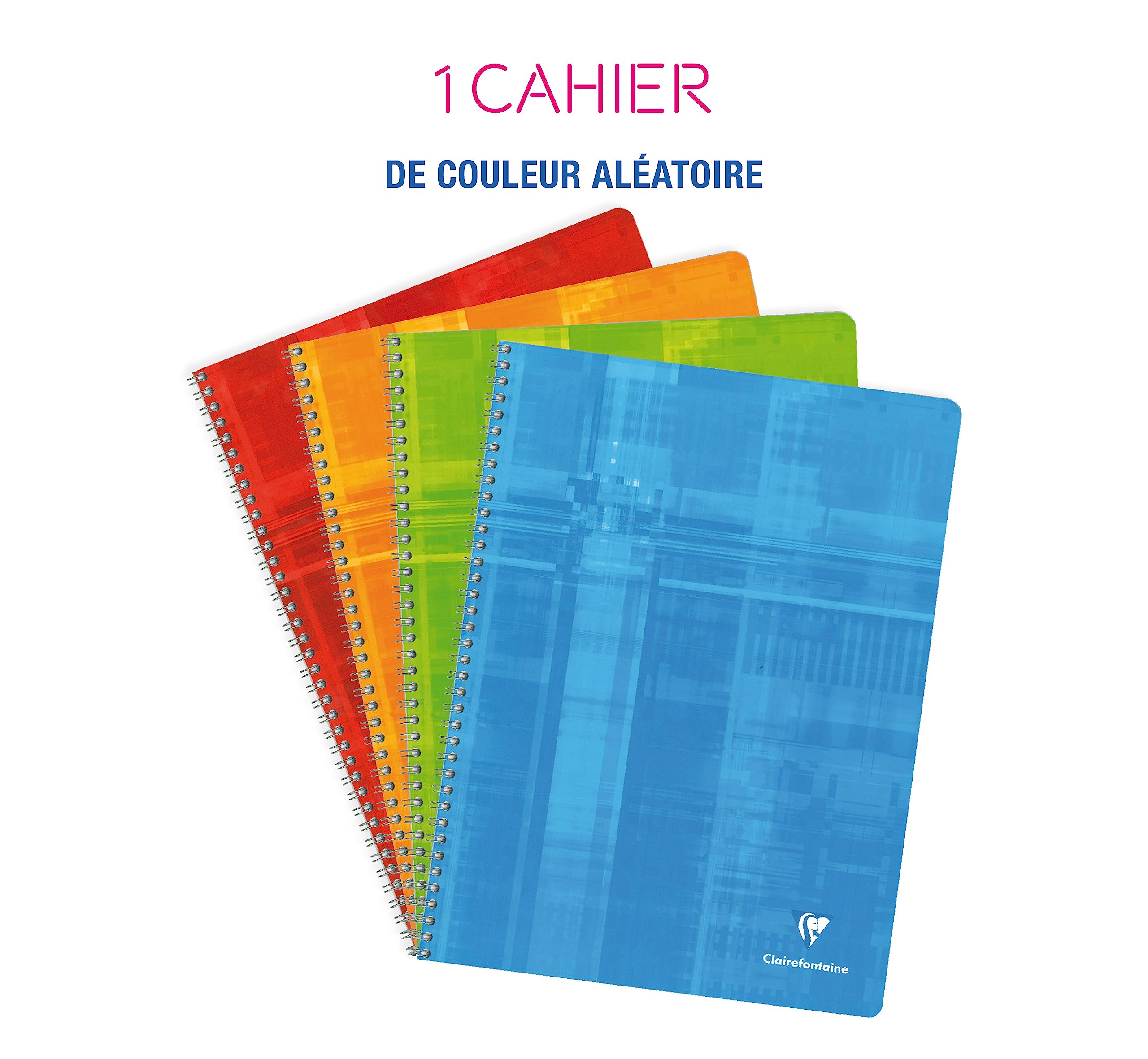 clairefontaine-metric-cahier-spirale-24x32-100-pages-90g-couleur-al-atoire image 2