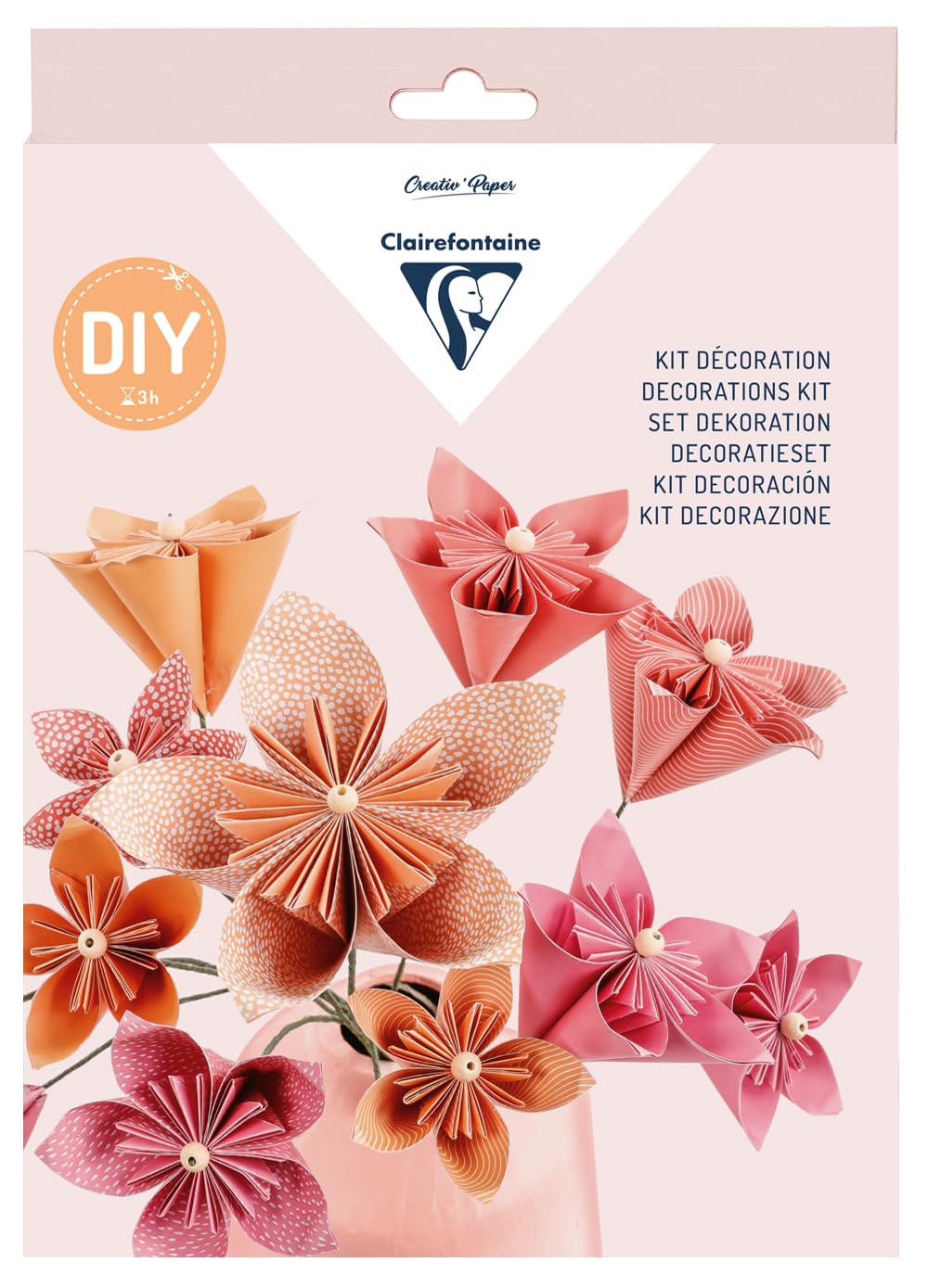 clairefontaine-tulip-kit-origami-bouquet-12-fleurs-60-feuilles image 1
