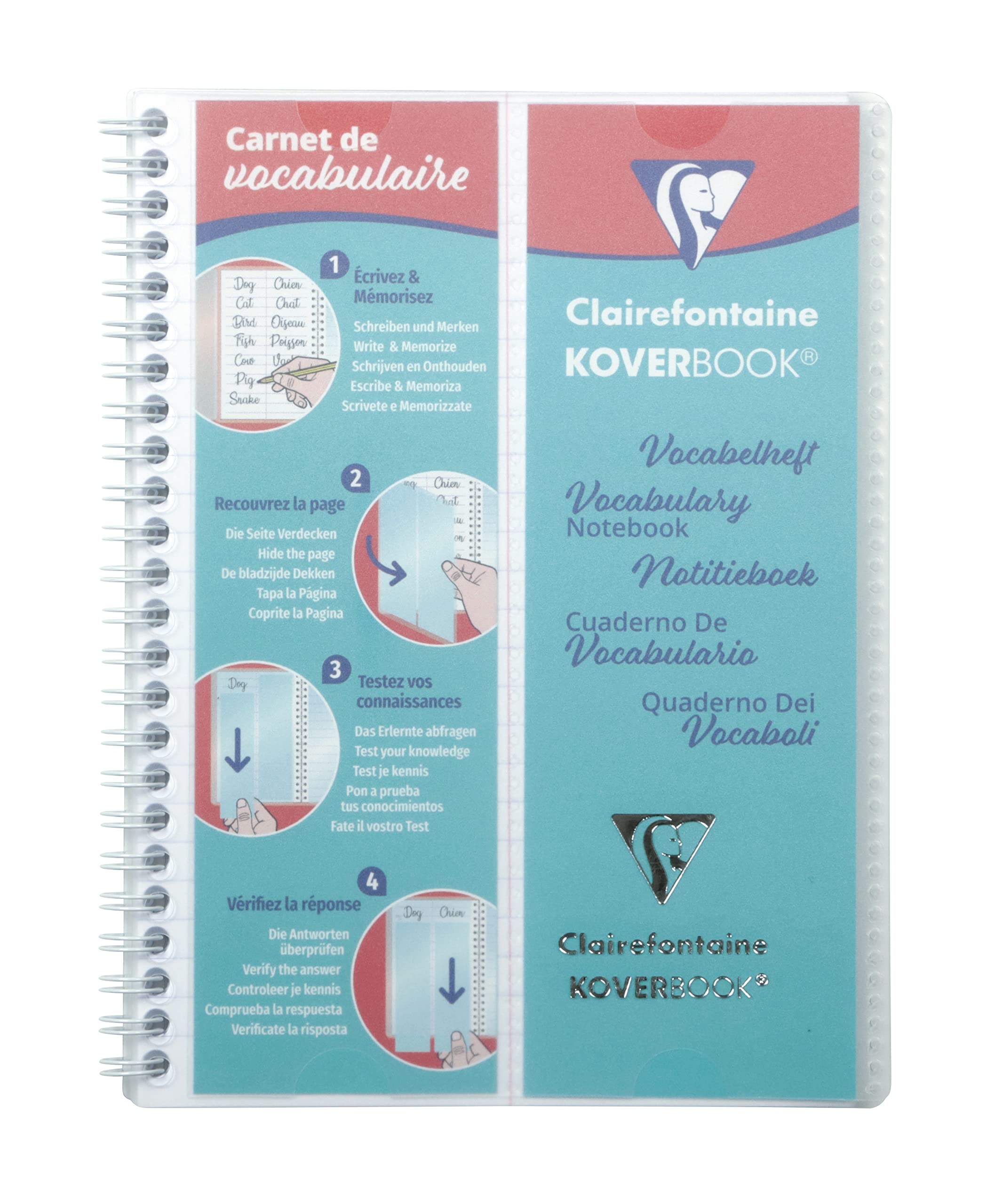 clairefontaine-koverbook-161820c-carnet-vocabulaire-a5-lign image 1