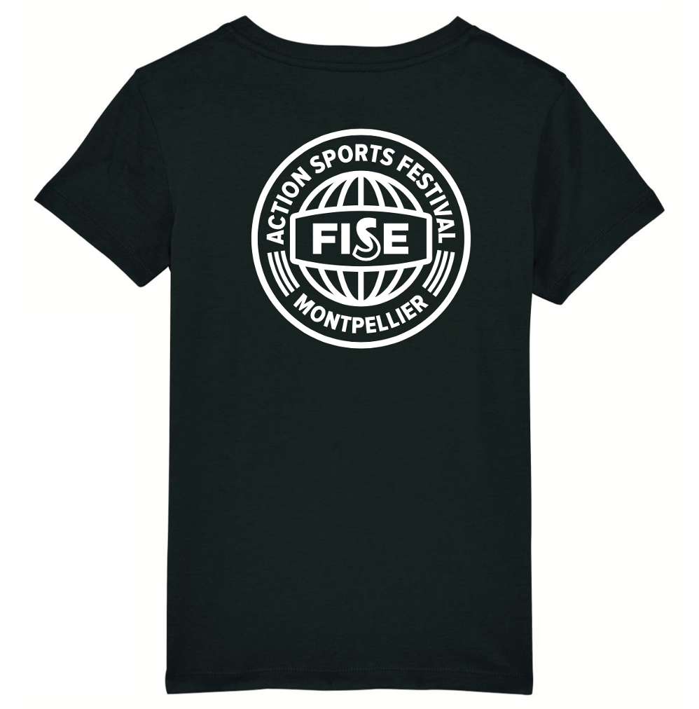 fise-event-t-shirt-noir-manches-courtes image 6