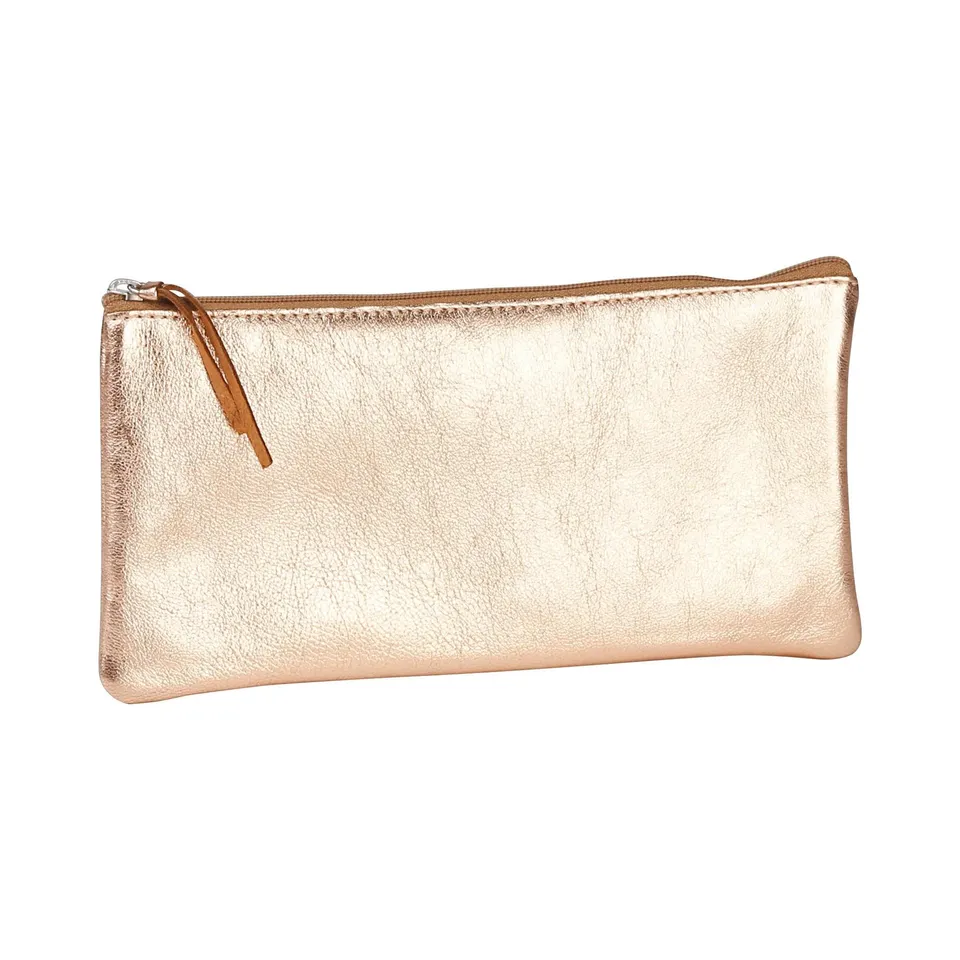 clairefontaine-age-bag-8700c-trousse-cuir-cuivre-22x11 image 1