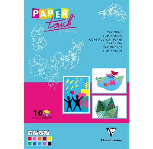 clairefontaine-1951-bloc-papier-couleur-a4-10-feuilles-270g image 4