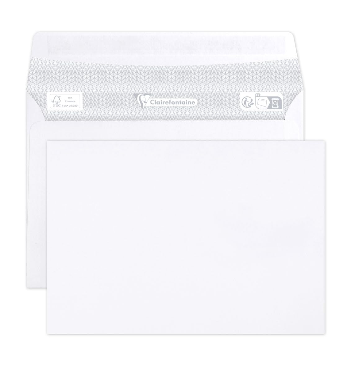 clairefontaine-triomphe-5946c-enveloppe-blanche-c6-bo-te-500 image 1