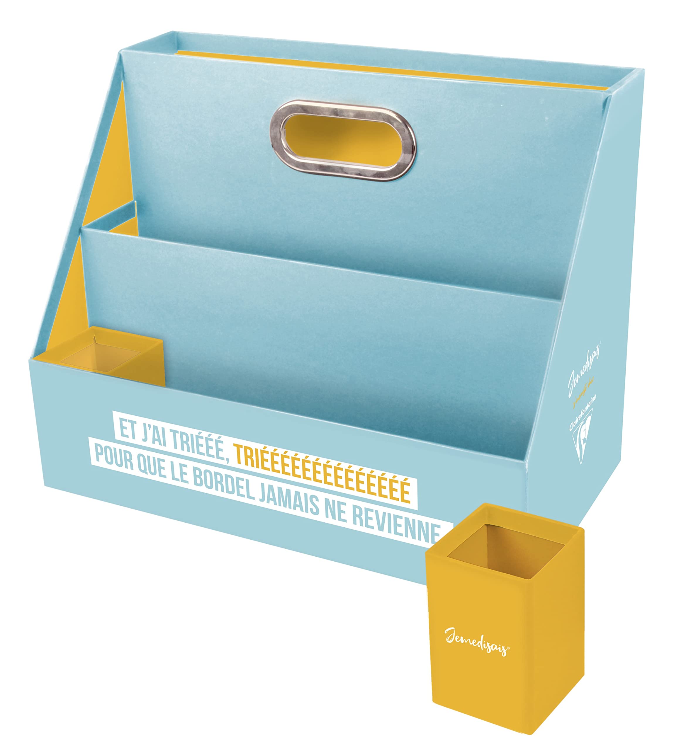 clairefontaine-jemedisais-organisateur-bureau-carton-jemedisais-35-5-cm image 2