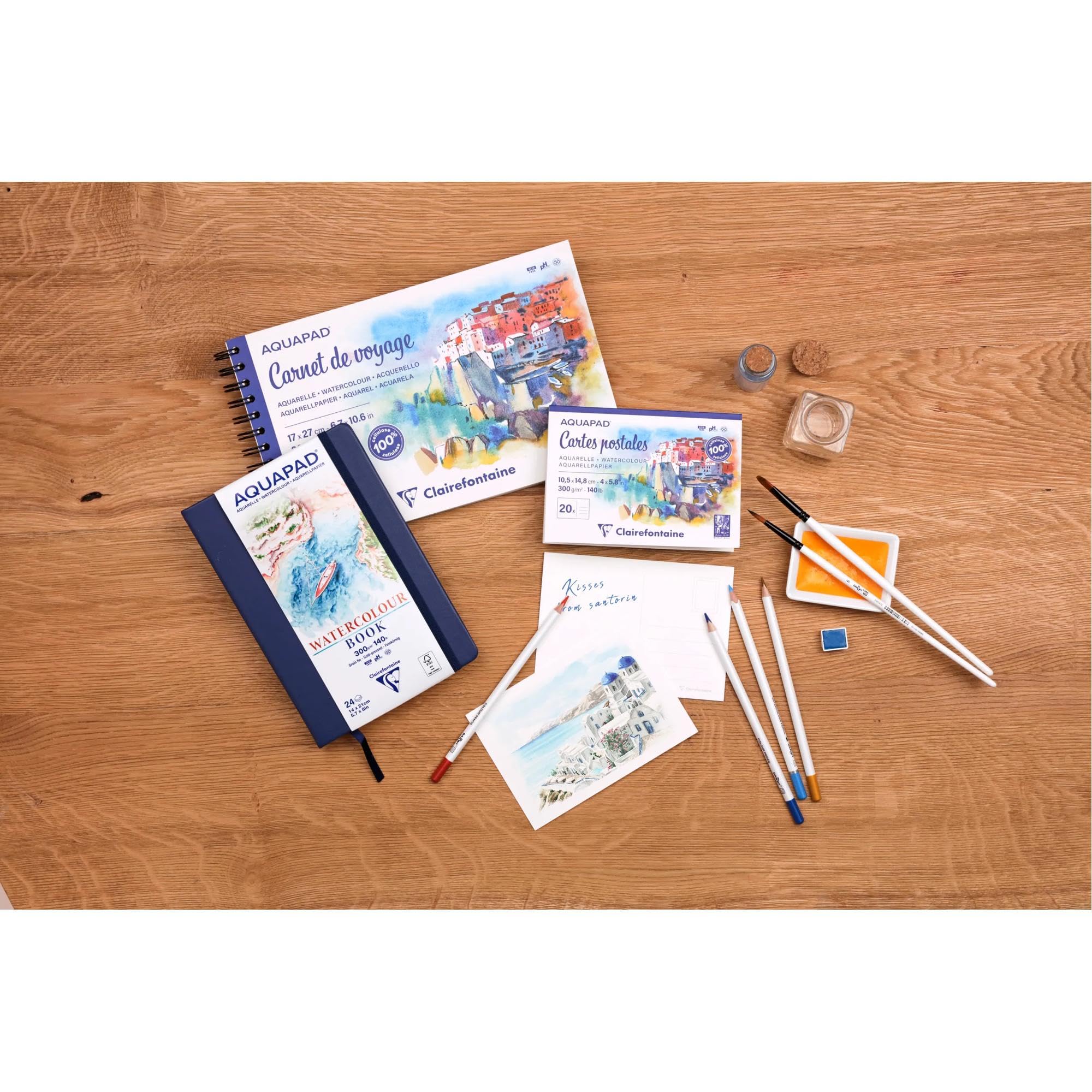 clairefontaine-painton-976111c-carnet-aquarelle-14x21-cm-300g image 2