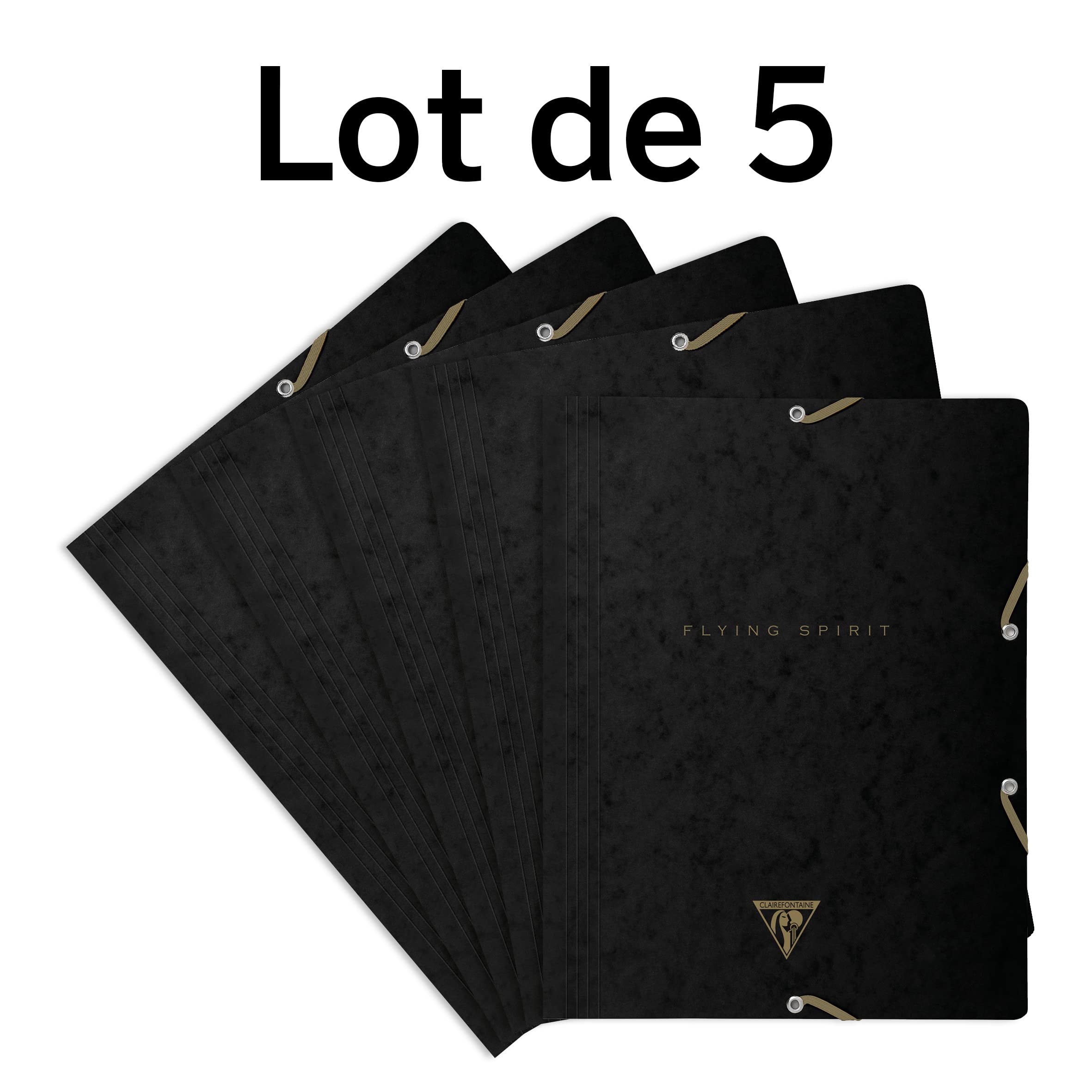 clairefontaine-flying-spirit-102514c-chemises-lot-5-noires image 2