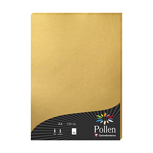 clairefontaine-pollen-papier-a4-or-50-feuilles-120g-nacr image 5