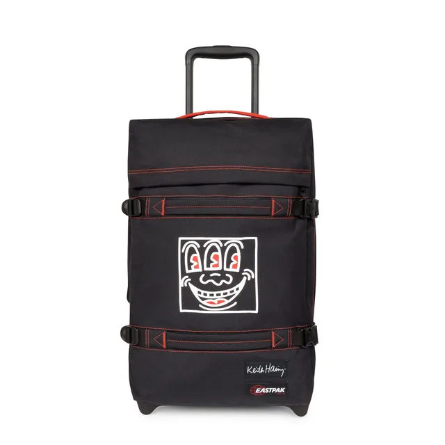 eastpak-transit-r-s-valise-cabine-keith-haring-3-eyes-petit image 1