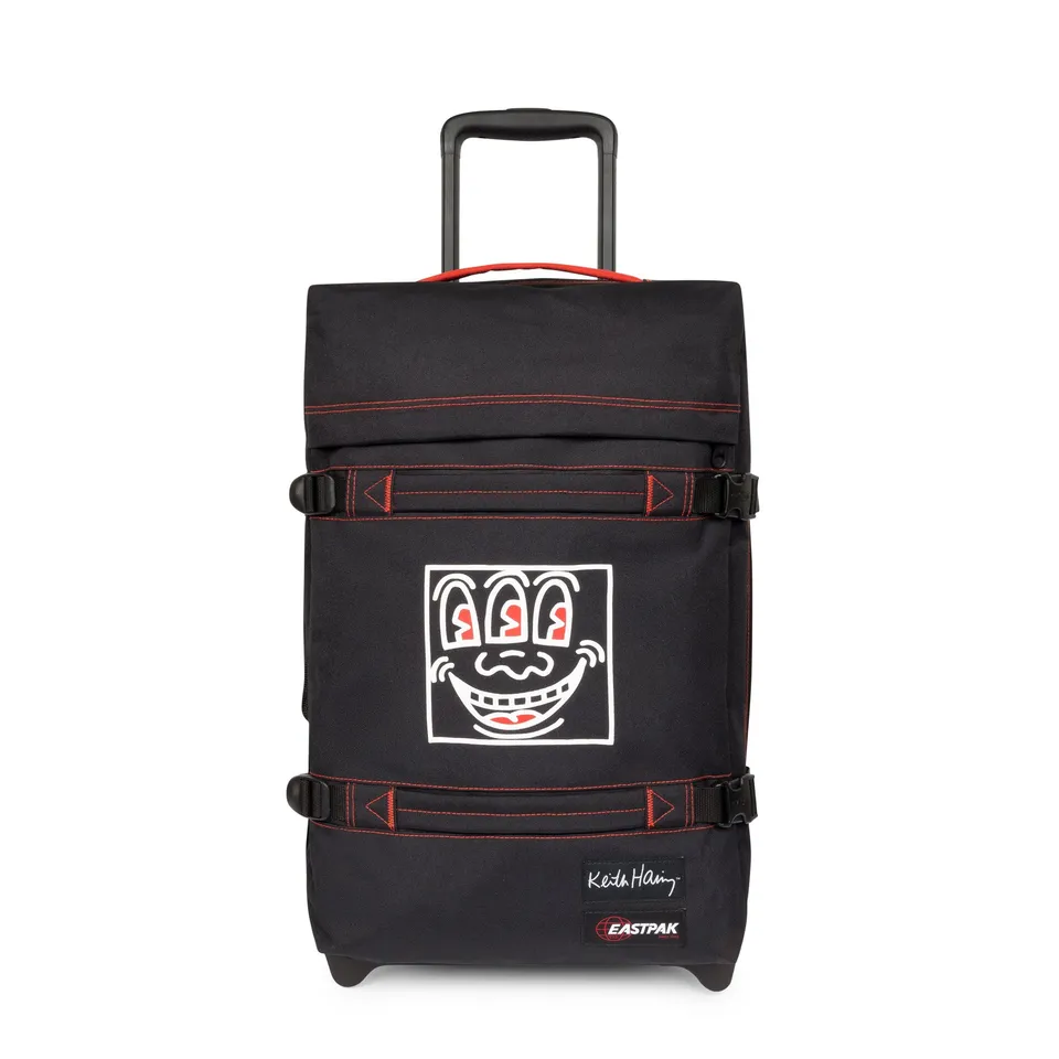 eastpak-transit-r-s-valise-cabine-keith-haring-3-eyes-petit image 1
