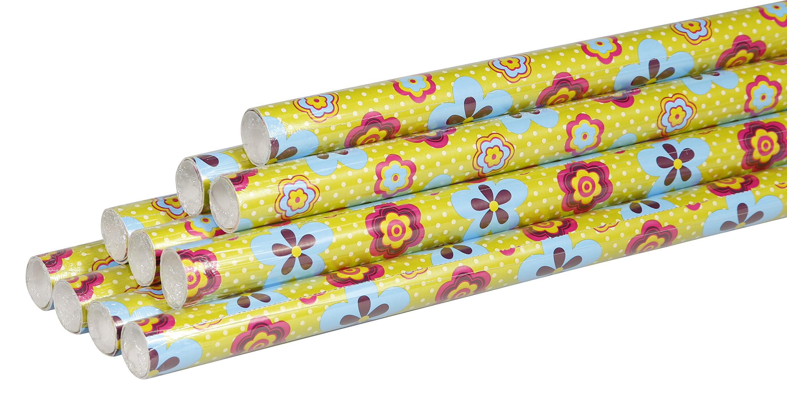 clairefontaine-excellia-papier-cadeau-moutons-triangles-2m-x-0-70m-lot-12 image 8