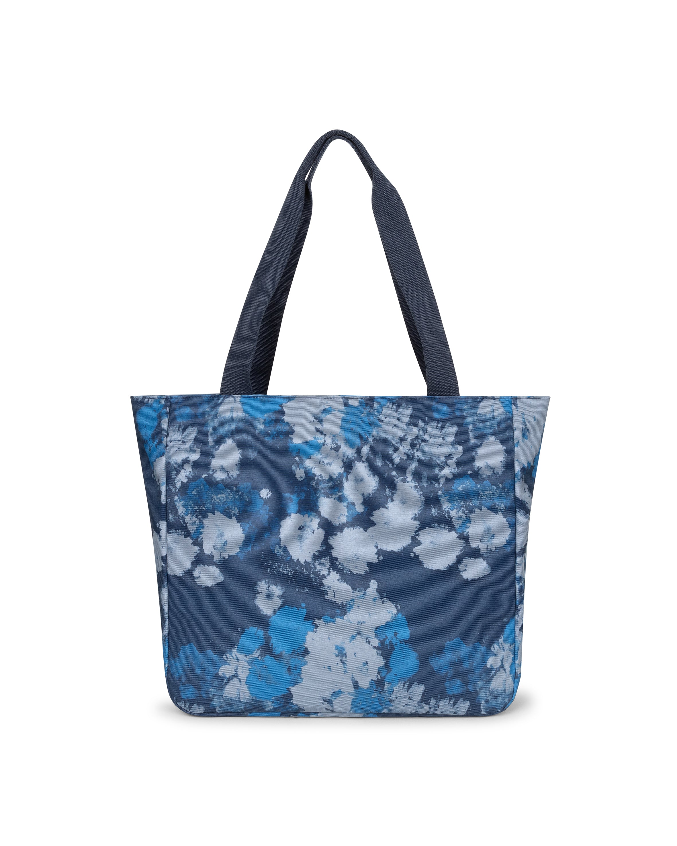 eastpak-carry-tote-sac-cabas-washed-print-blue-grand-16-pouces image 4