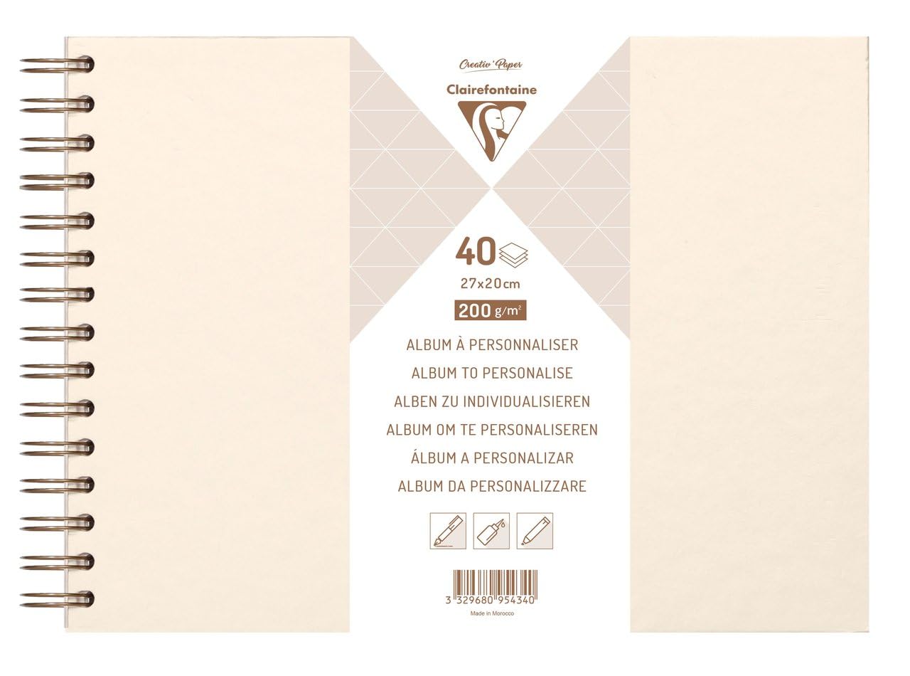 clairefontaine-tulip-95436c-album-noir-32x24-40-feuilles-185g image 8