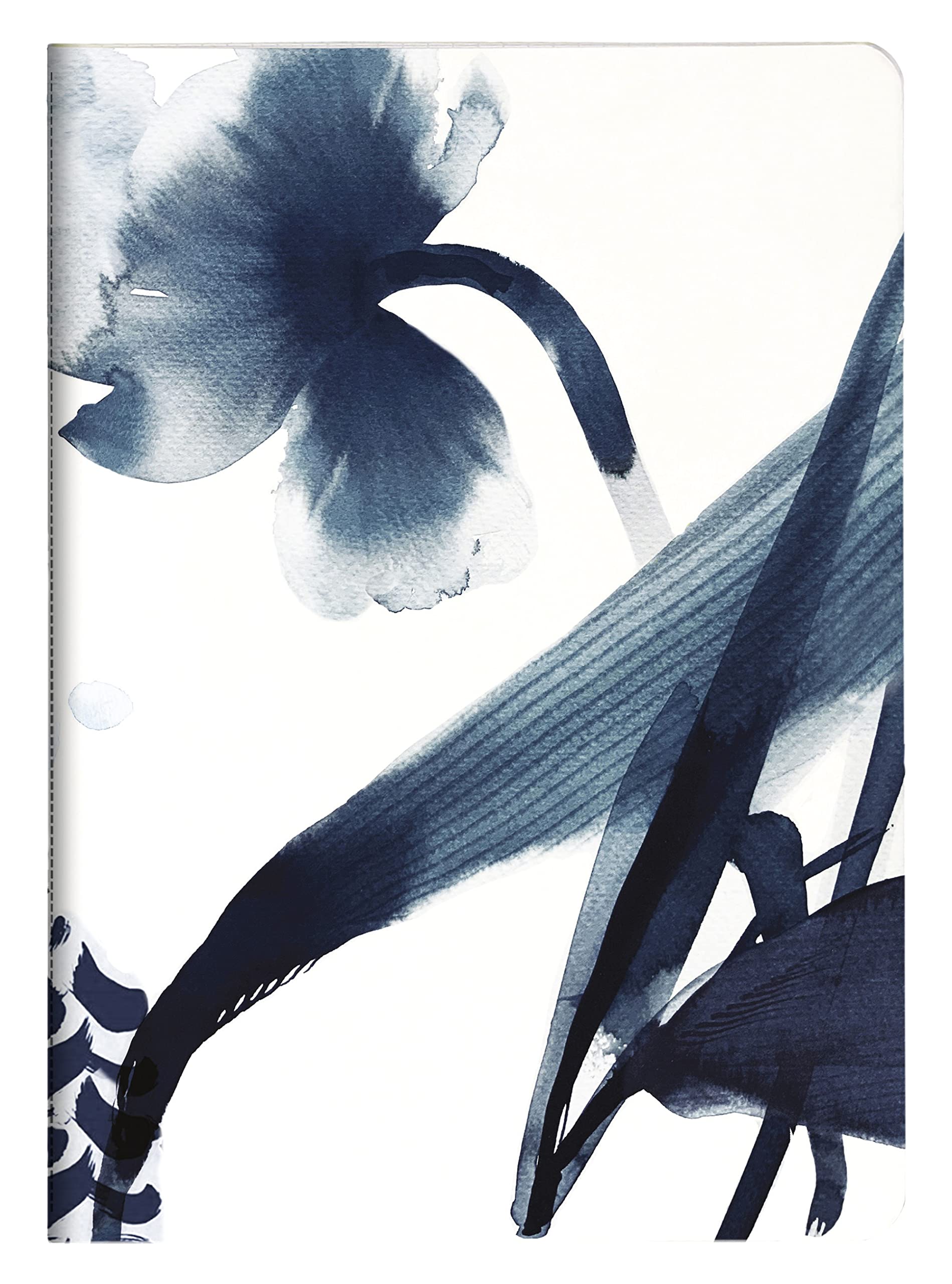 clairefontaine-inkebana-115926c-carnet-cousu-a5-floral-bleu image 3