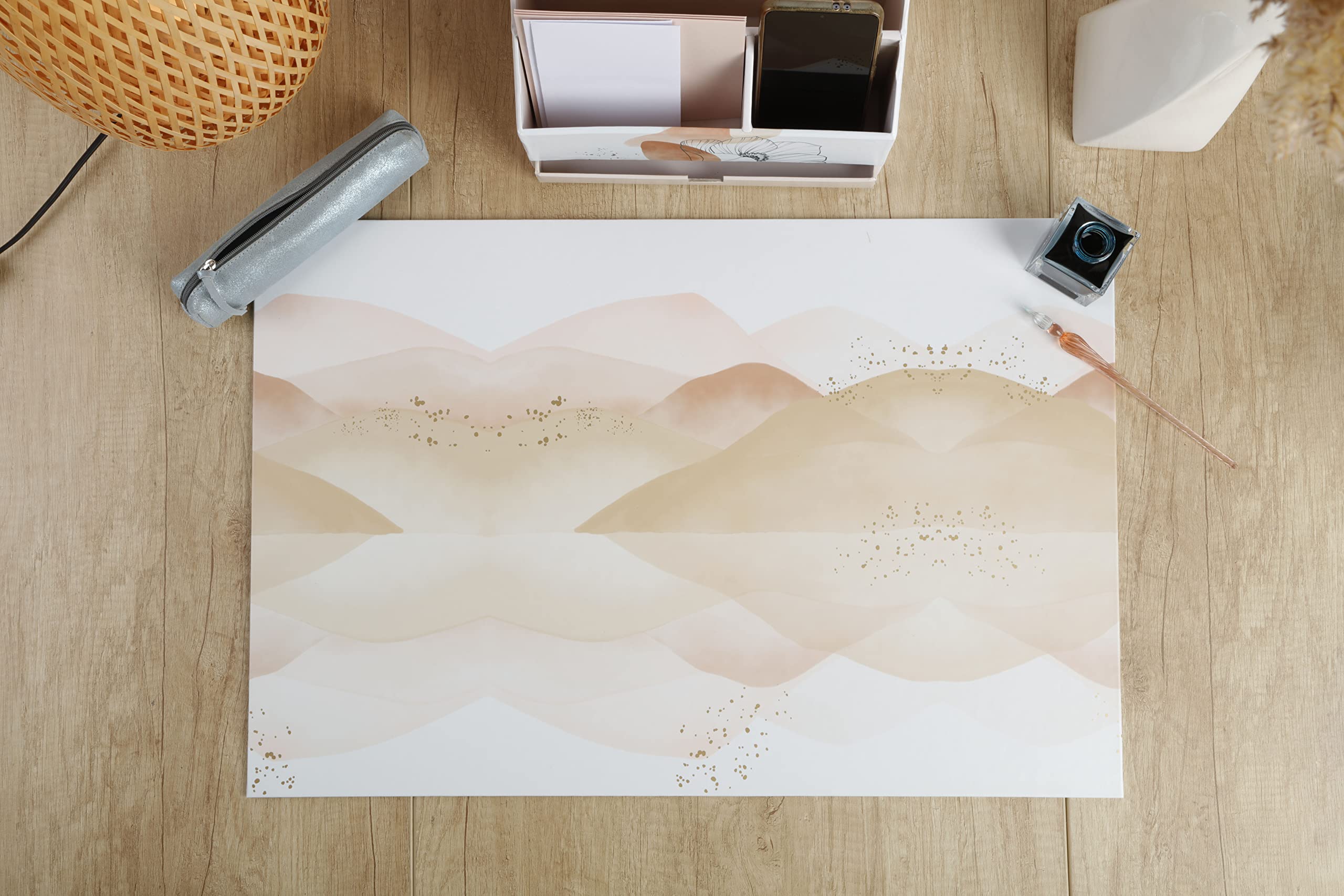 clairefontaine-evanescence-115974c-sous-main-60x40cm-rose-montagne image 3