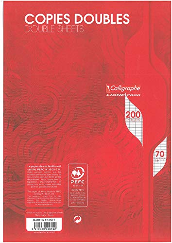 calligraphe-7000-2615-copies-doubles-a4-grands-carreaux-200-pages image 5