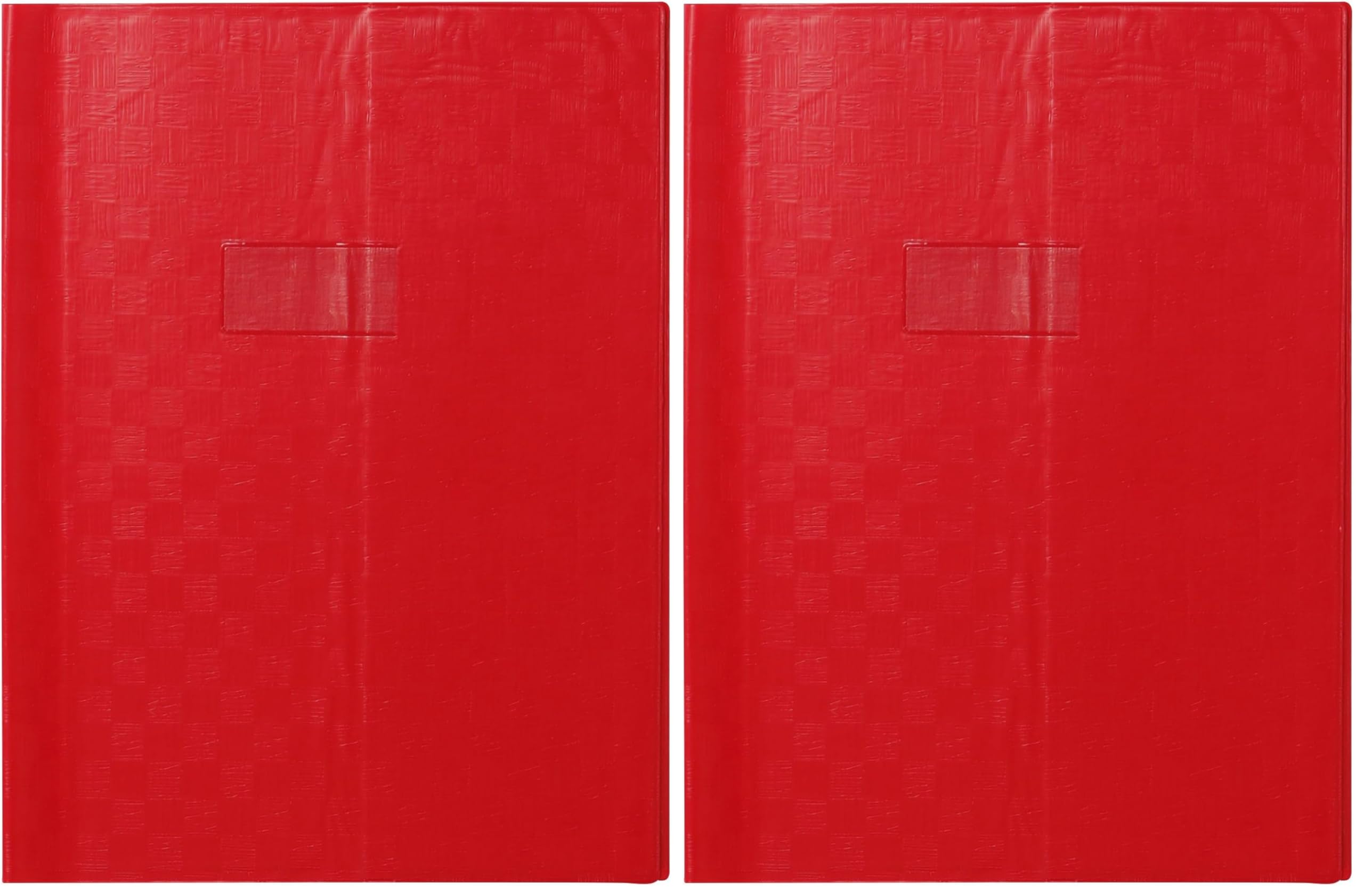 clairefontaine-prot-ge-cahier-madras-24x32-rouge-pvc image 7
