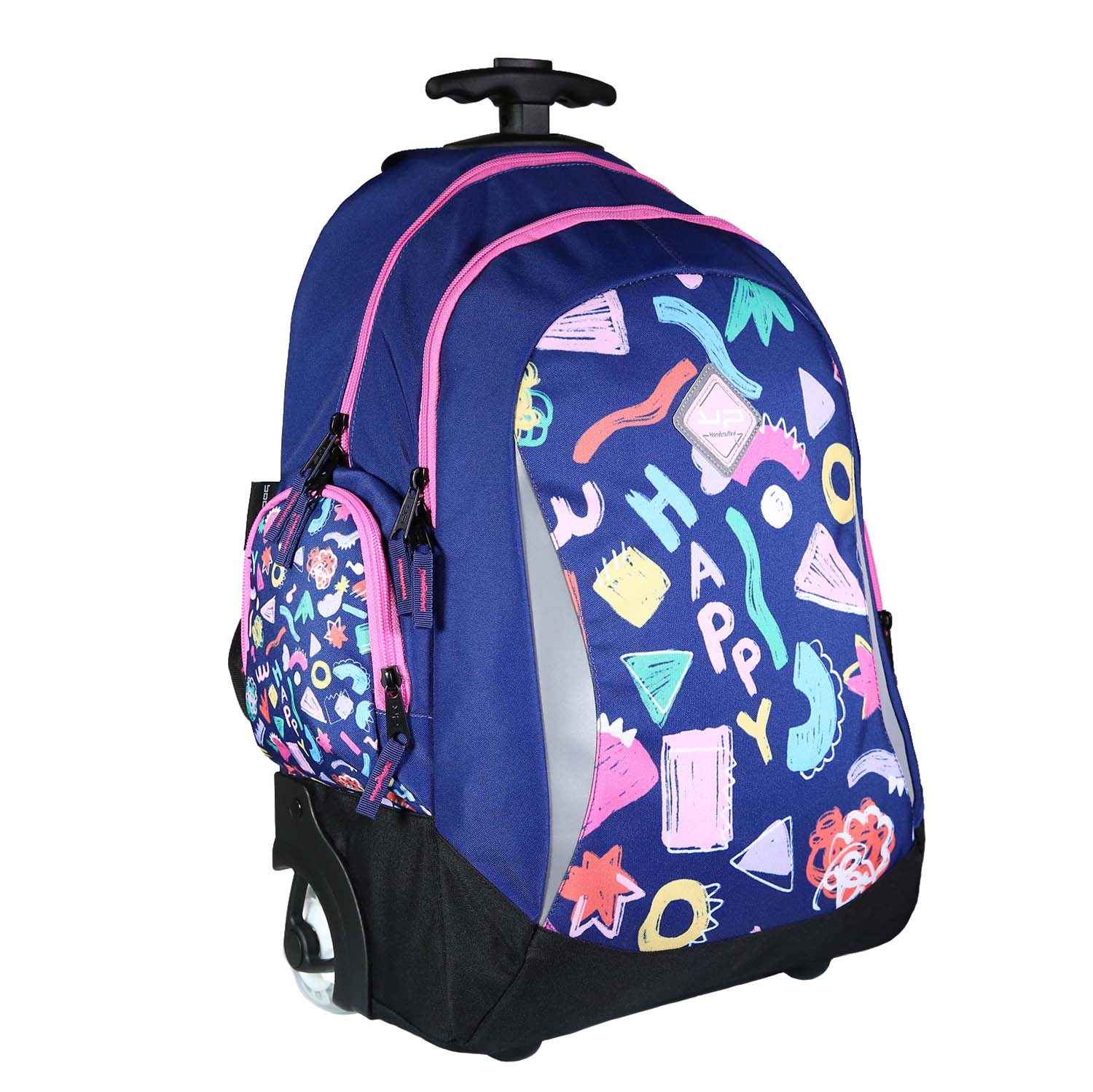 bodypack-doodle-sac-dos-roulettes-multicolore-2-compartiments image 2