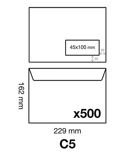 clairefontaine-triomphe-10242c-enveloppes-c5-fen-tre-bo-te-500-90g image 6