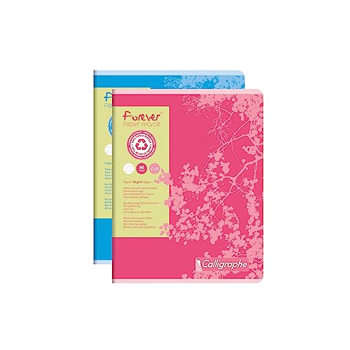 calligraphe-forever-17105c-cahier-recycl-17x22-96p-petits-carreaux image 6