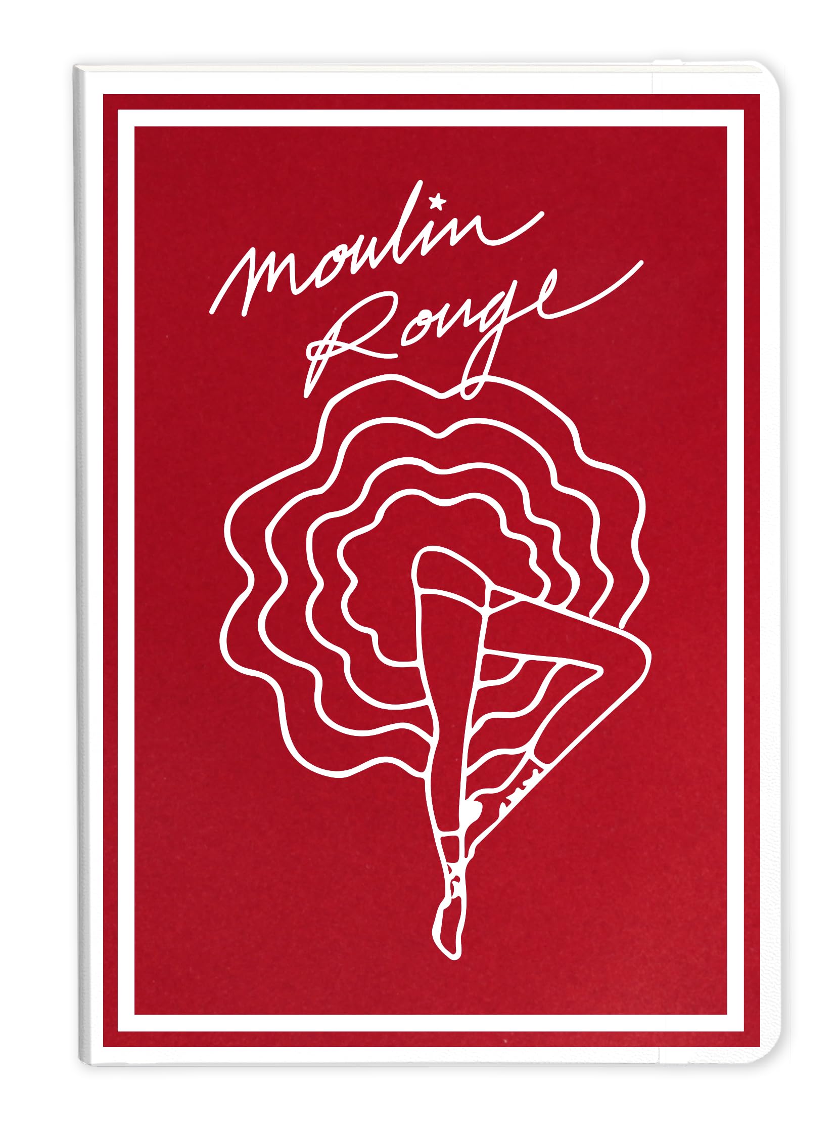 clairefontaine-moulin-rouge-carnet-lign-a5-128p-90g image 1
