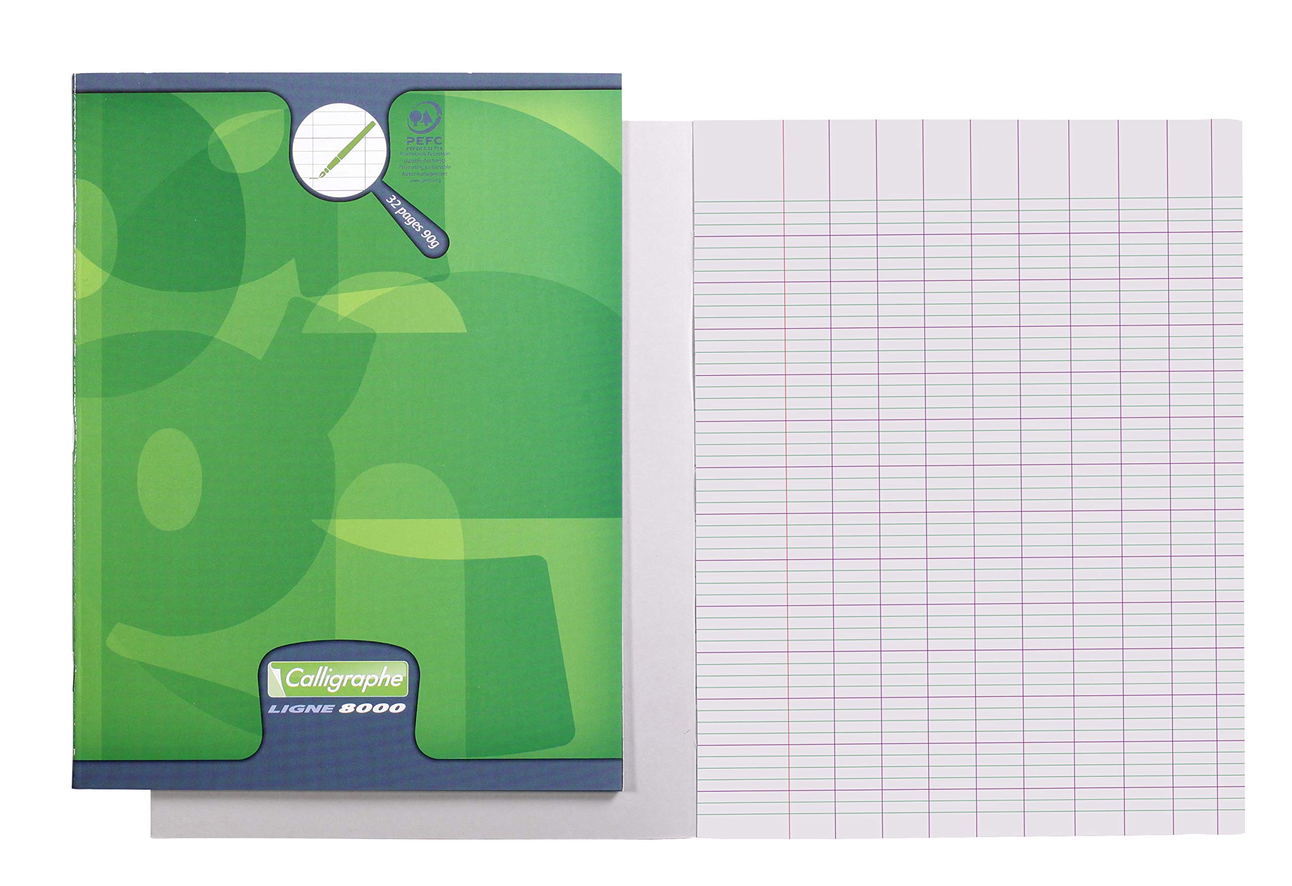 calligraphe-108704c-cahier-criture-17x22-cm-32p-carreaux-4mm image 4