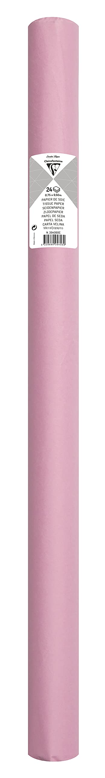 clairefontaine-tulip-394060c-papier-soie-rose-moyen-24-feuilles image 2