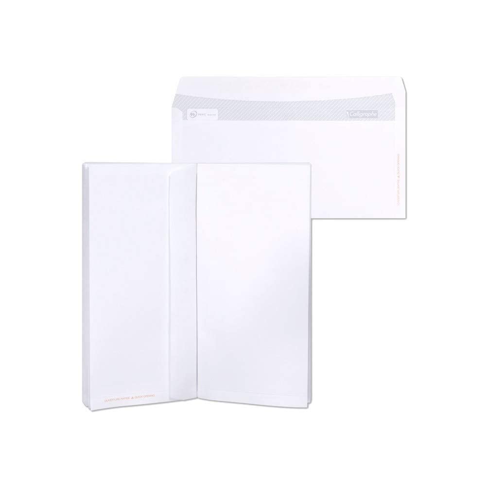 clairefontaine-calligraphe-enveloppes-dl-blanches-x50-80g image 2