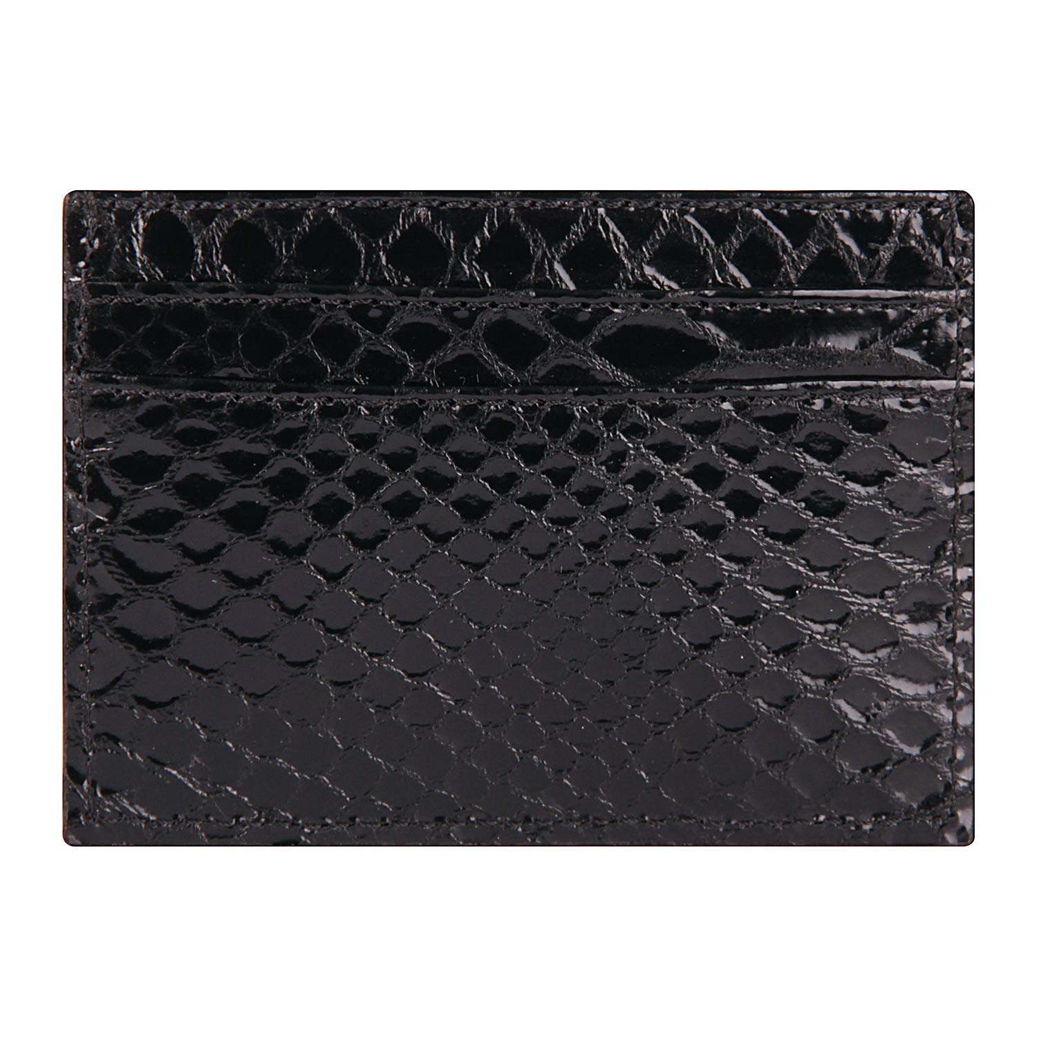 clairefontaine-age-bag-410182c-porte-cartes-cuir-python-noir image 2