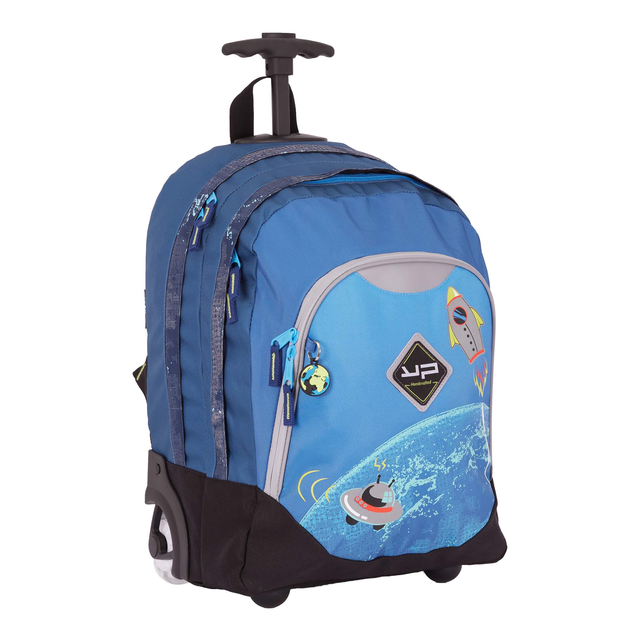 bodypack-objectif-lune-sac-dos-roulettes-bleu-primaire image 1