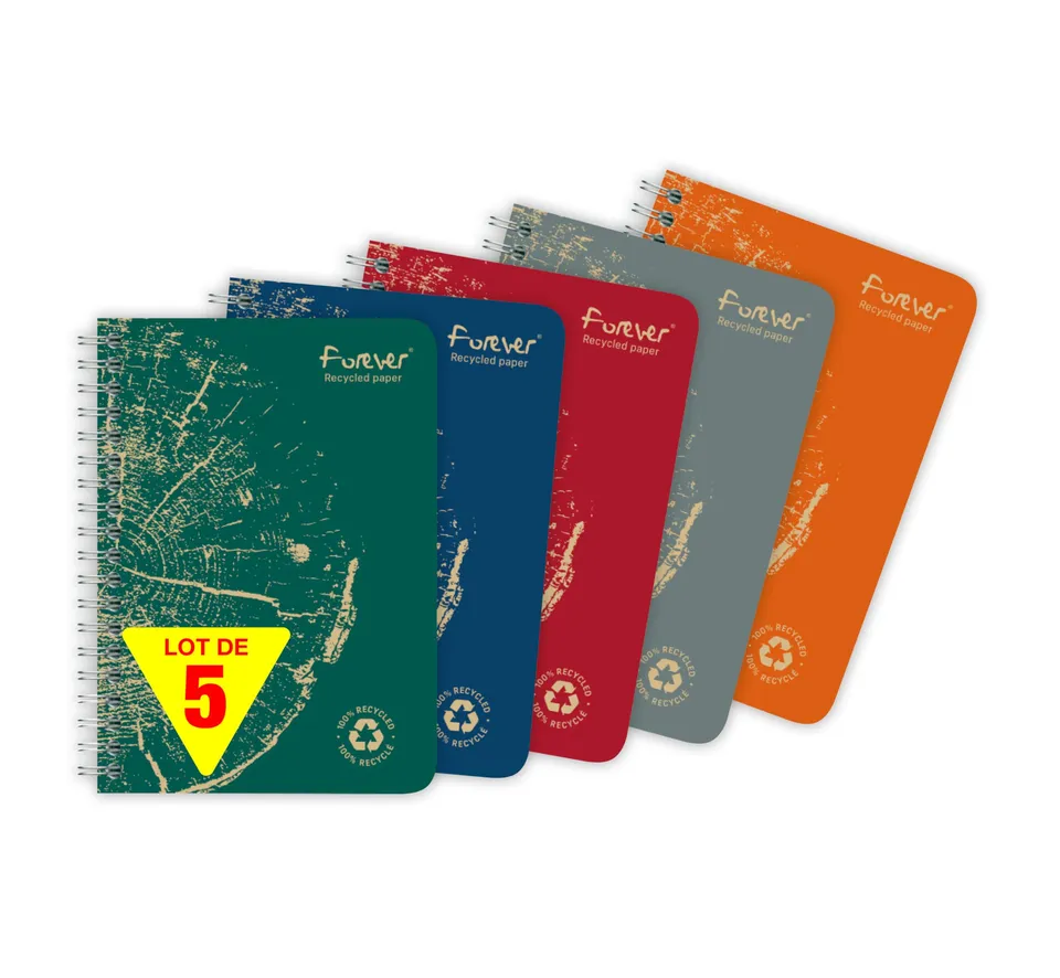 clairefontaine-back-to-basics-lot-5-cahiers-a4-160p-recycl-s image 1
