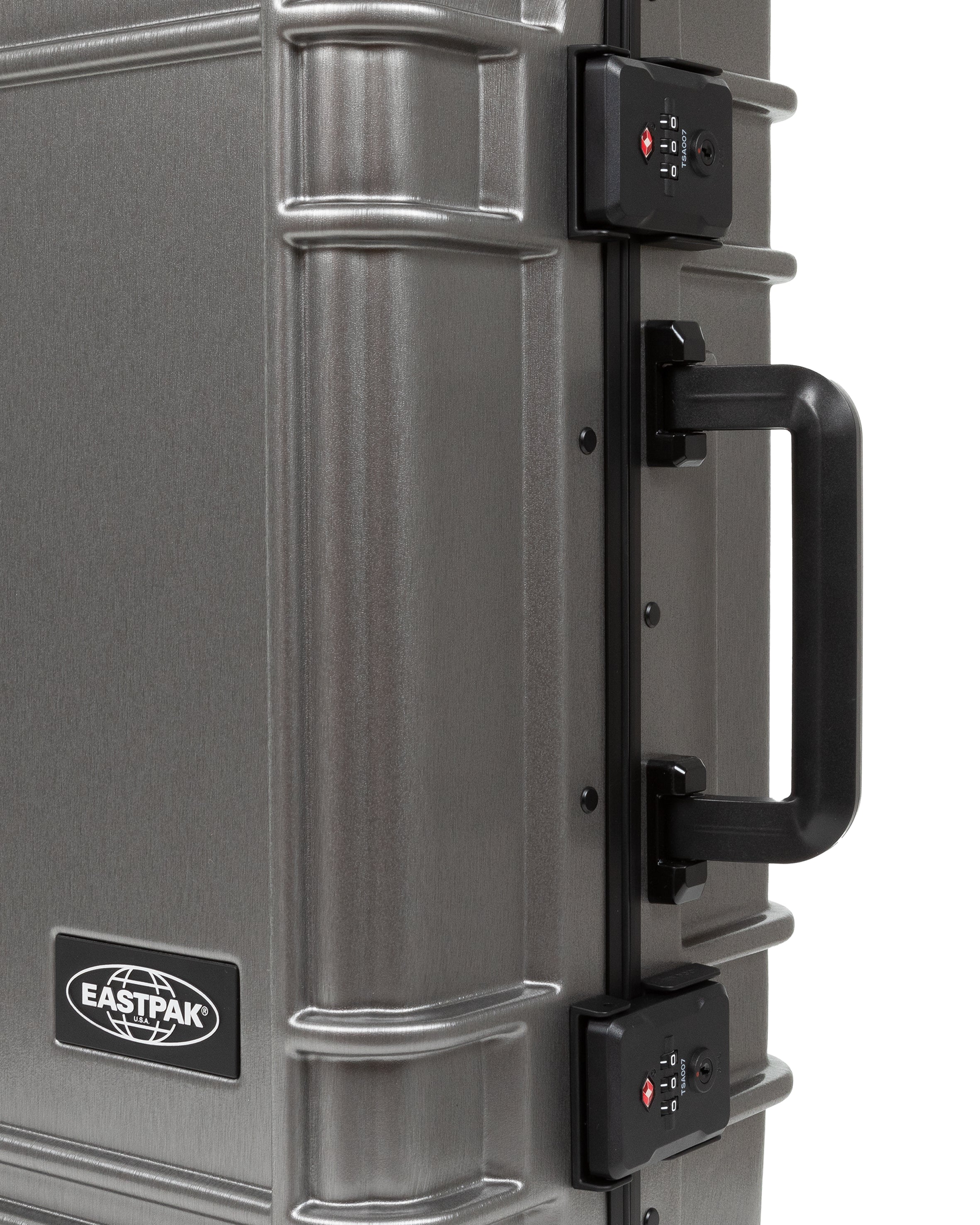 eastpak-resist-r-case-s-valise-cabine-brushed-metal-rigide image 4