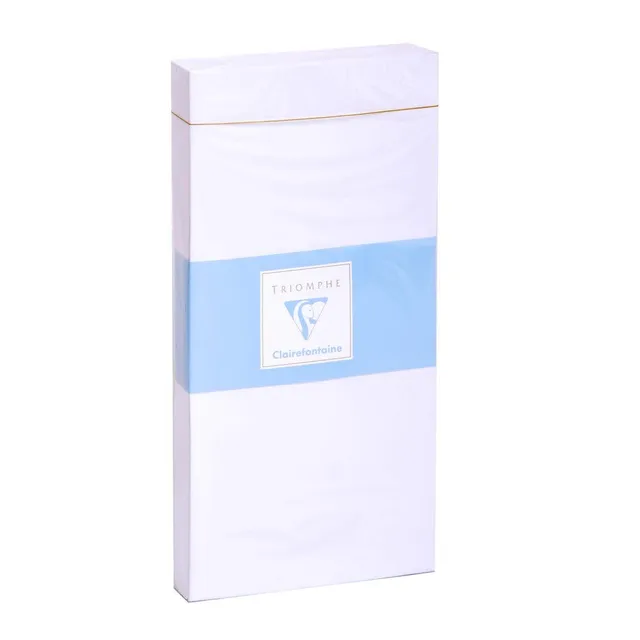 clairefontaine-triomphe-8515c-enveloppes-dl-blanches-gomm-es-x25 image 1