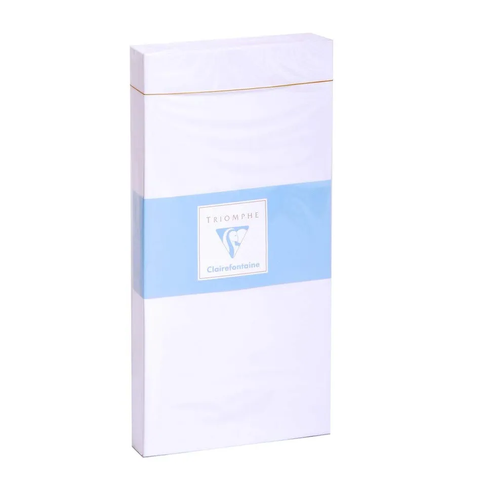 clairefontaine-triomphe-8515c-enveloppes-dl-blanches-gomm-es-x25 image 1