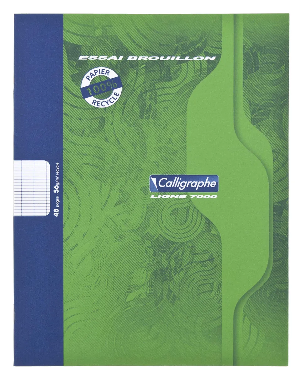 calligraphe-2148c-cahier-brouillon-17x22-grands-carreaux image 1