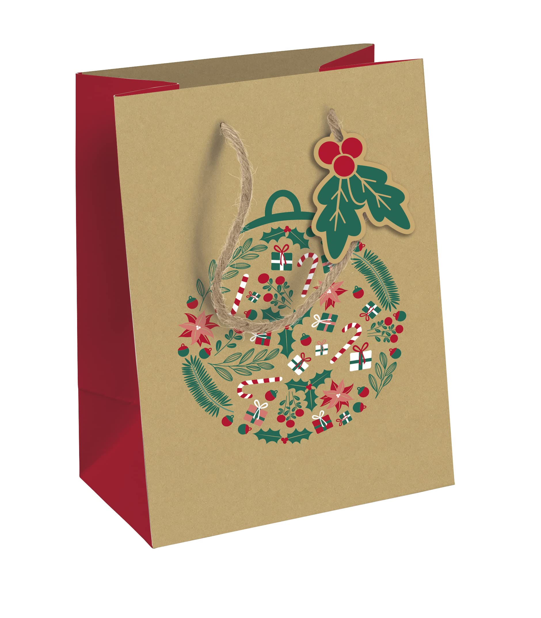 clairefontaine-tulip-x-30891-3c-sac-cadeau-kraft-moyen-boule-no-l image 1