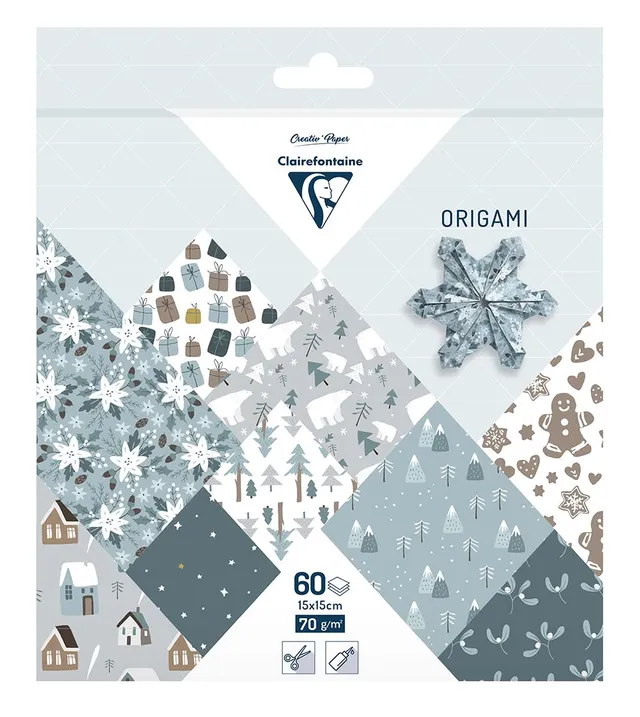 clairefontaine-papier-origami-15x15-60-feuilles-no-l-polaire image 1