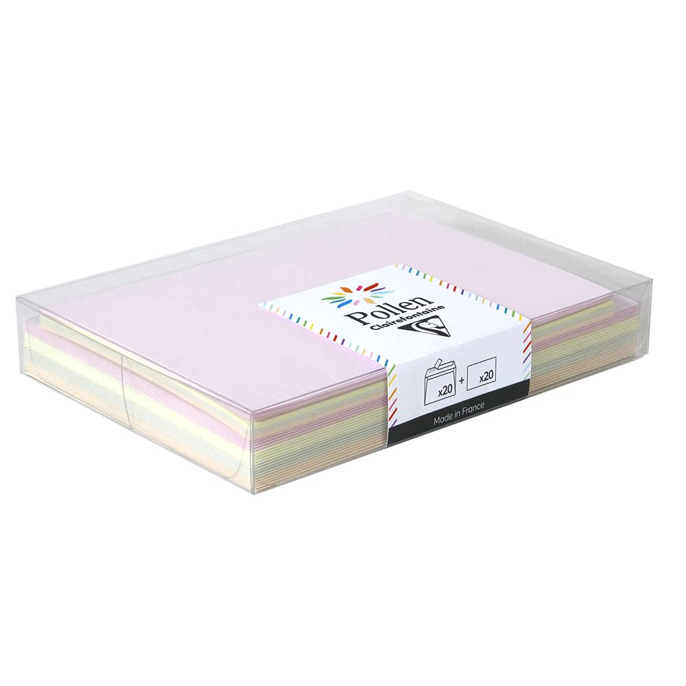 clairefontaine-pollen-20905c-coffret-correspondance-sweet-20-20-4-couleurs image 1