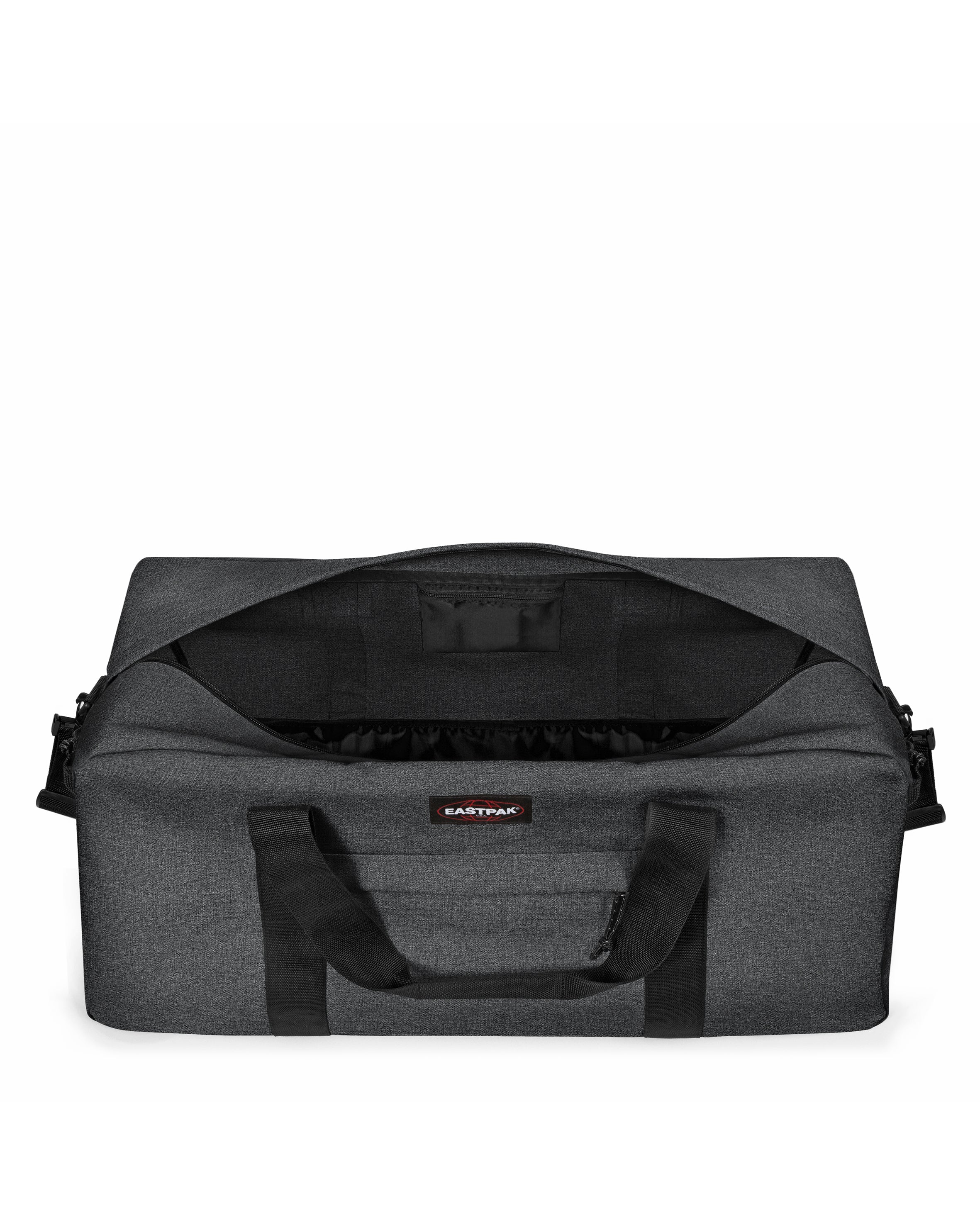 eastpak-terminal-valise-souple-grand-black-denim-nylon image 2