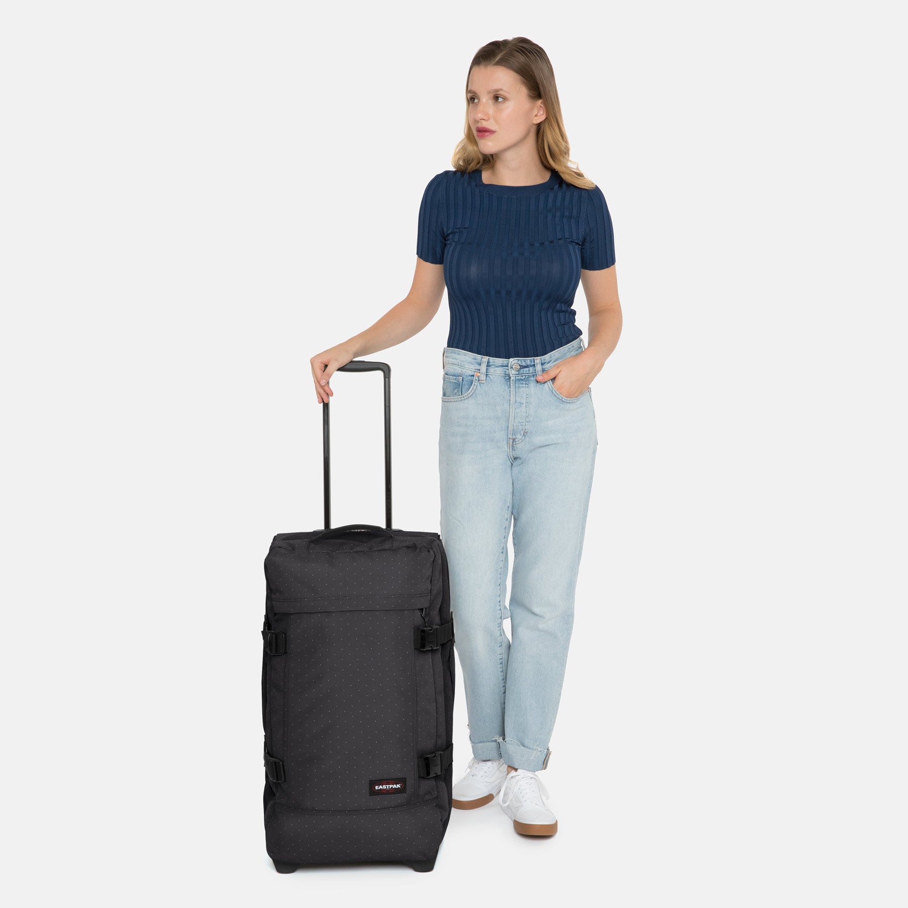 eastpak-tranverz-m-valise-souple-minidot-moyen-67-cm image 2