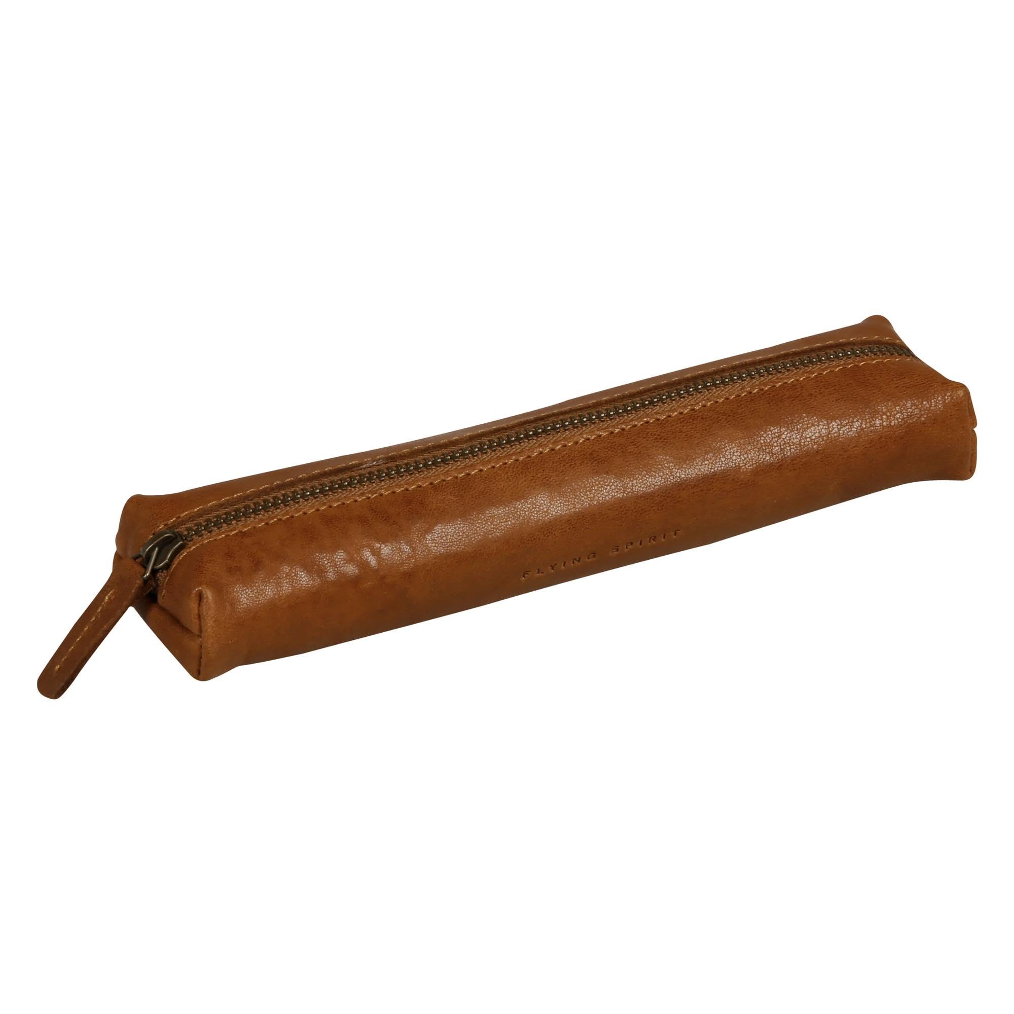 clairefontaine-flying-spirit-106511c-mini-trousse-cuir-cognac image 1