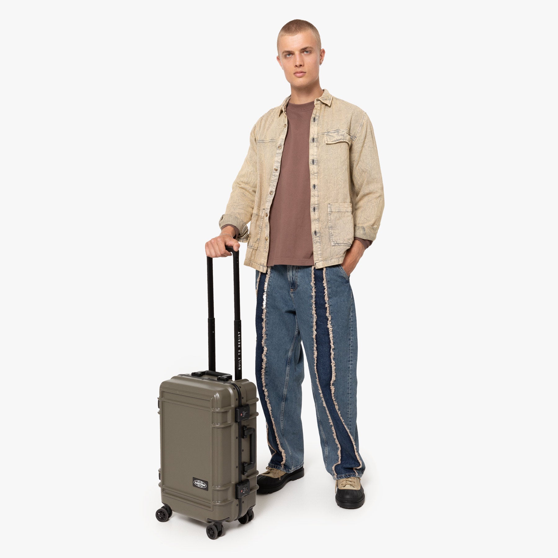 eastpak-resist-r-case-s-valise-cabine-army-olive-rigide image 5