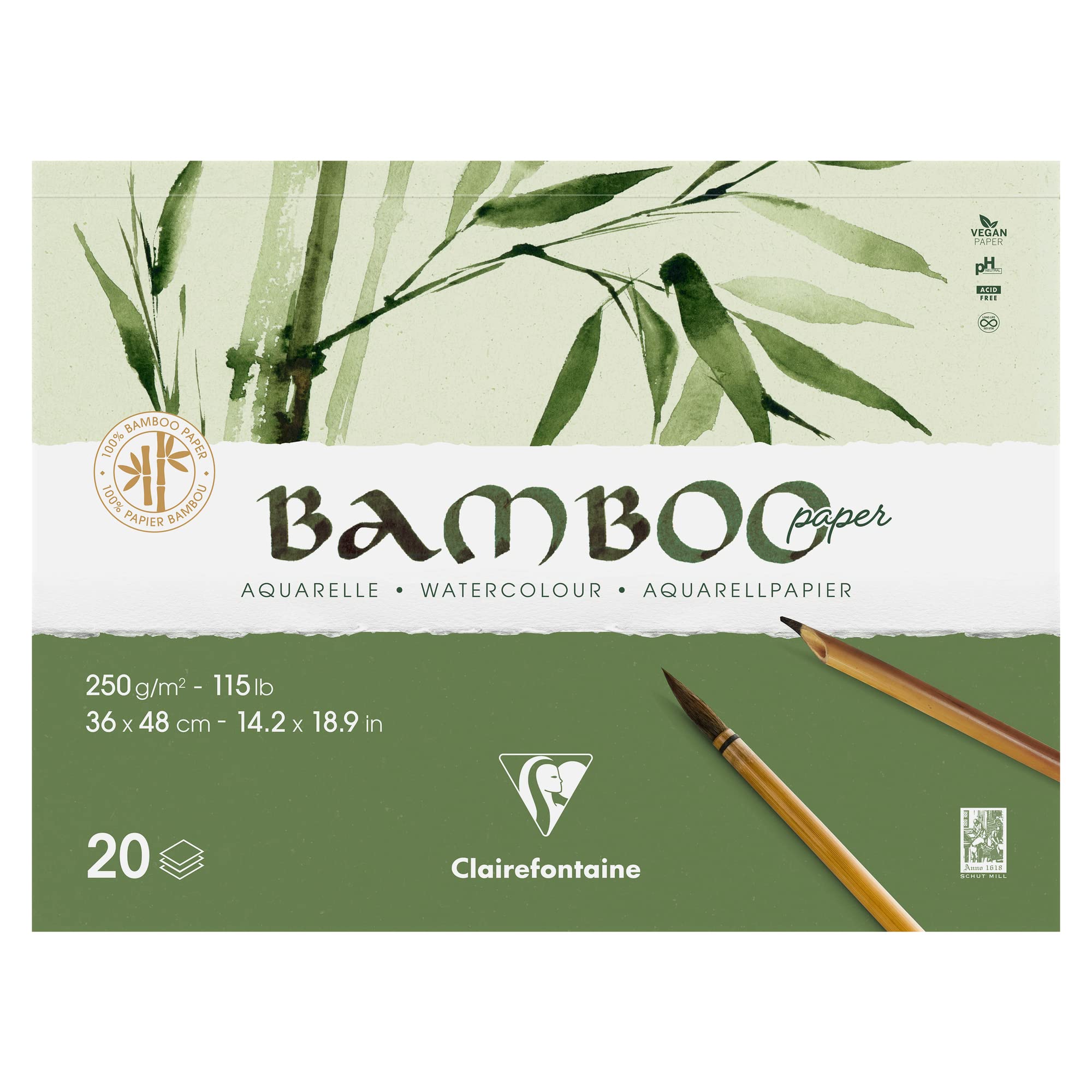 clairefontaine-painton-bloc-bamboo-aquarelle-250g-20-feuilles-10x15-cm image 6