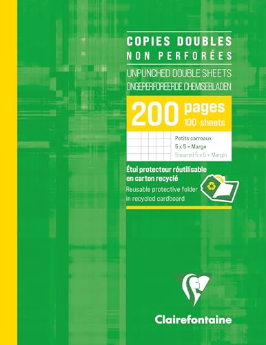 clairefontaine-copies-doubles-16-5x21-200-pages-petits-carreaux image 8