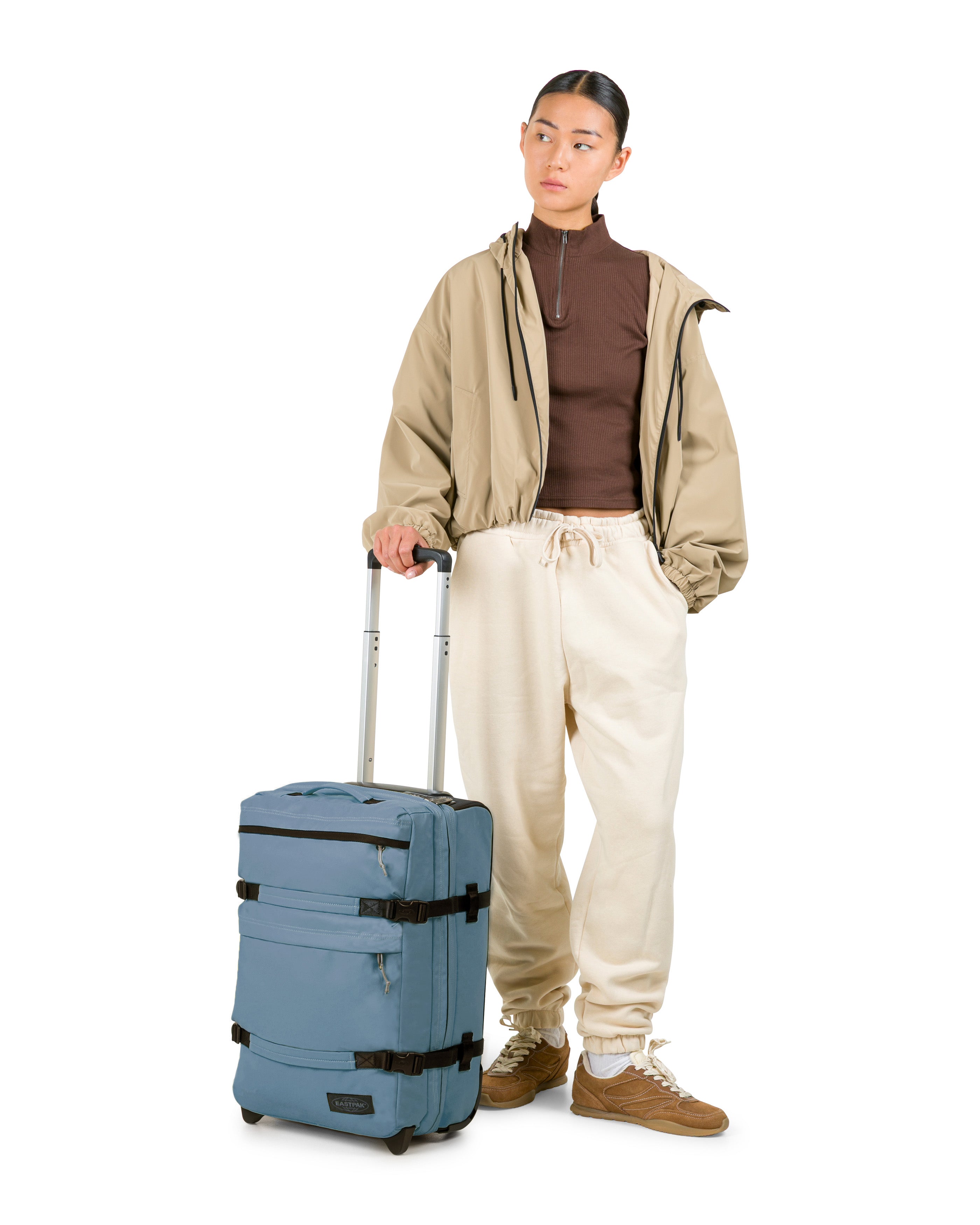 eastpak-transit-r-plus-s-valise-cabine-tarp-dust-blue image 2
