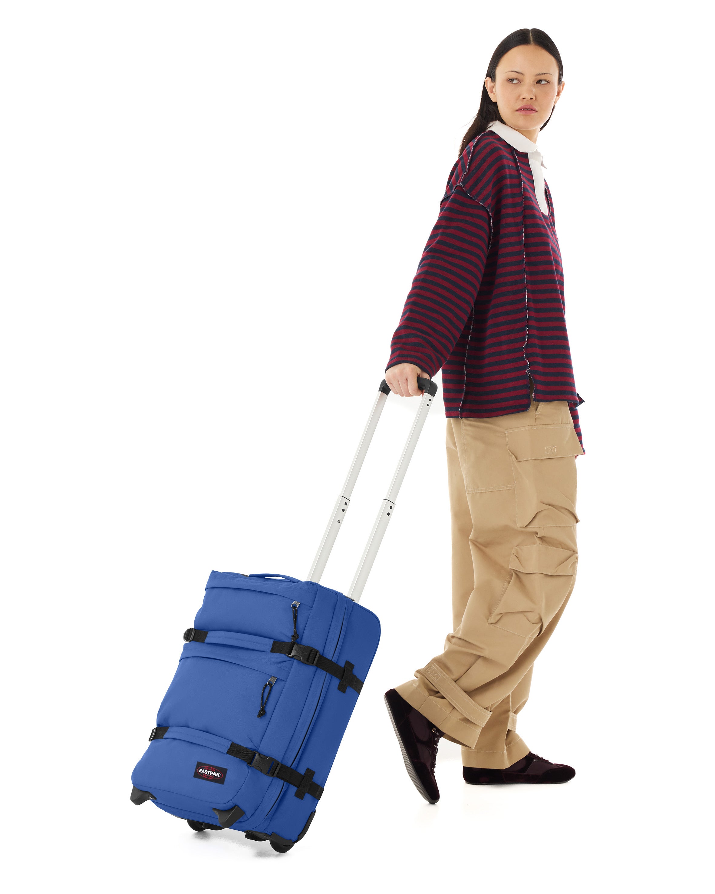 eastpak-transit-r-plus-s-valise-cabine-petite-indigo-blue image 2
