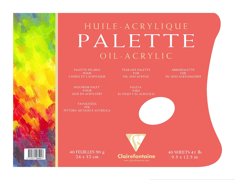 clairefontaine-painton-96592c-palette-huile-acrylique-24x32 image 1