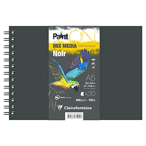 clairefontaine-painton-975943c-carnet-spiral-a4-noir-30-feuilles image 7