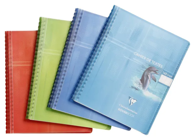 clairefontaine-koverbook-cahier-texte-17x22-grands-carreaux-90g image 1